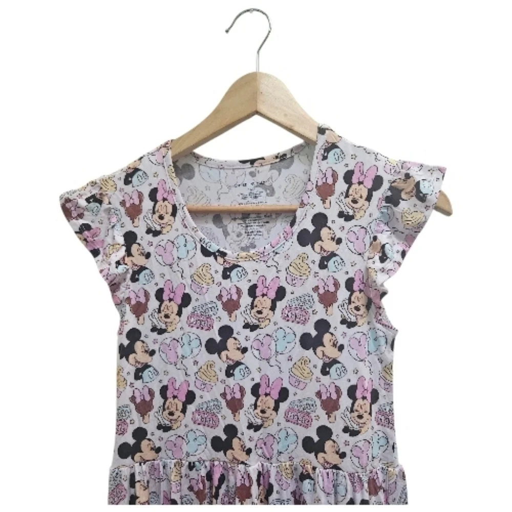 Little Snuggles Girls Size 12/14 Minnie and Mickey Mouse Dress Nightgown Disney